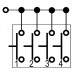 24312 - 4 button, 1 stage pendant control. (1pc)